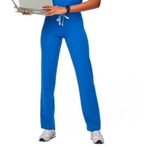 Figs Livingston Scrub Pant in Royal Blue Size XL Tall